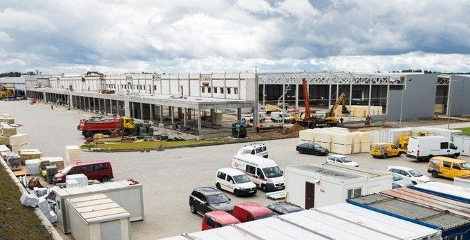 Inicio de la construcción de la fase II del Centro Europeo de la Carpintería, es decir, 25.000 m² de espacio de producción