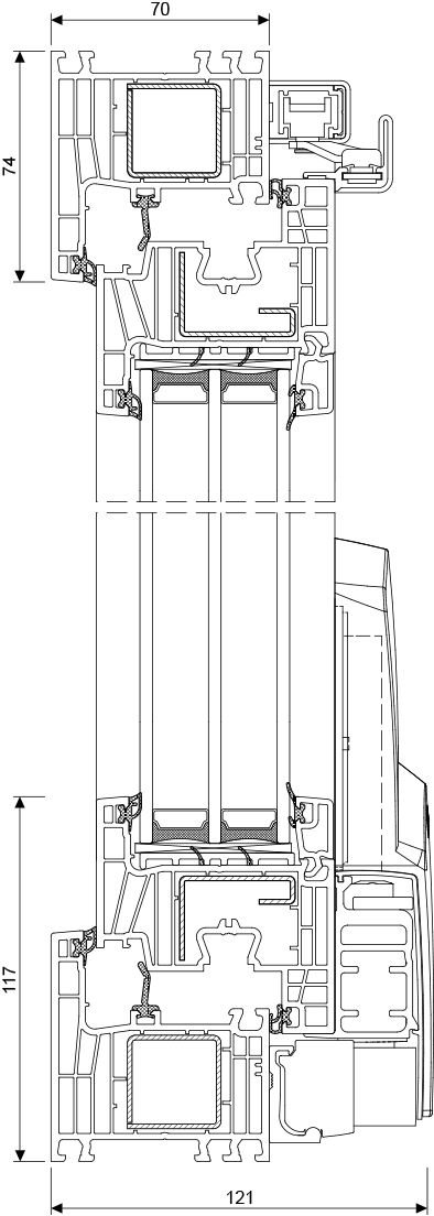 Dimensiones Iglo Expert PSK