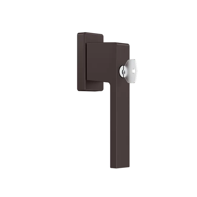 Manija para ventana con llave - 1033 (RAL8019)