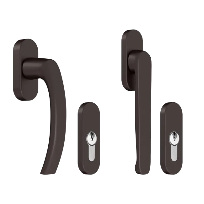 Manilla para balconera - RAL8019