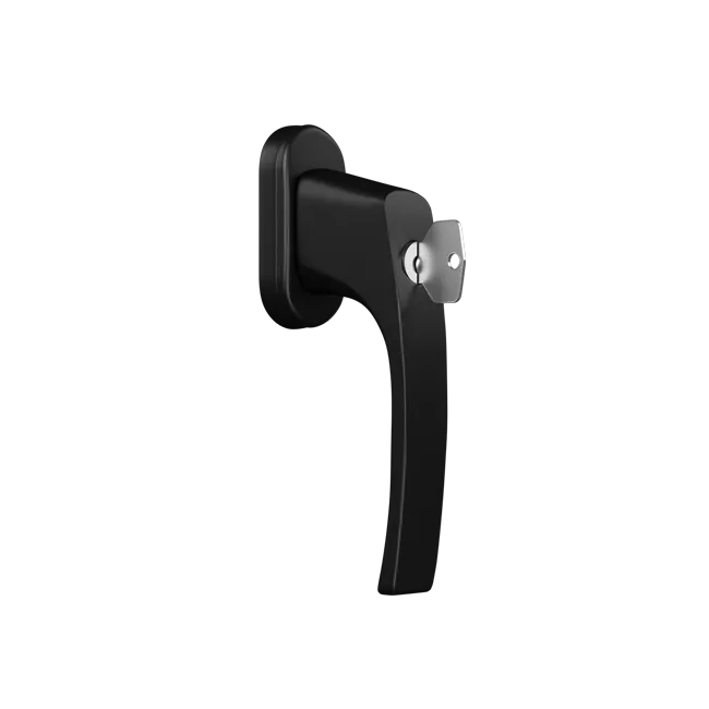 Manija para ventana MISTRAL con llave (RAL9005)